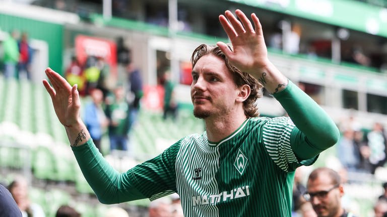 Nick Woltemade von Werder Bremen war gegen Mönchengladbach zweifacher Torschütze