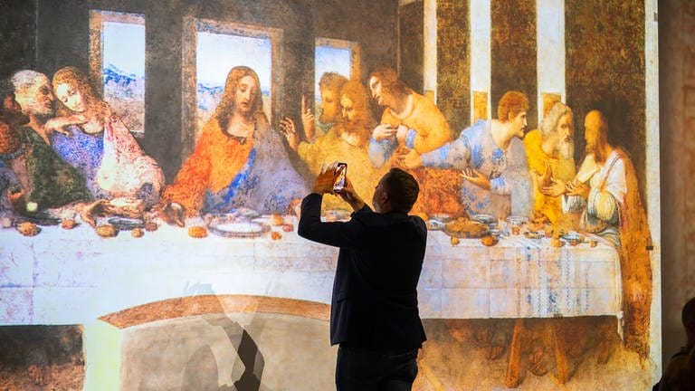 „Leonardo da Vinci – Das letzte Abendmahl“, ein immersives Erlebnis in der Hanns‐Martin‐Schleyer‐Halle in Stuttgart